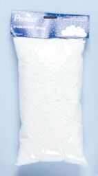 Samuel Alexander 150g of Frosted Iridescent Fake Christmas Snow Decoration in White - thumbnail 2
