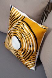 Orsina Bosie Ozella Circular Design Cushion in Yellow - thumbnail 2