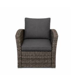 Outdoor Living The Wilmslow 4 Seat Rattan Sofa Lounge Set in Grey - thumbnail 4