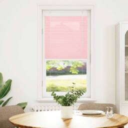 Berkfield Home Pleated Blind Pink 55x150 cm Fabric Width 54.4 cm Polyester
