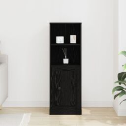 Berkfield Home Highboard Black Oak 36x35.5x103.5 cm Engineered Wood - thumbnail 4