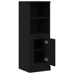 Berkfield Home Highboard Black Oak 36x35.5x103.5 cm Engineered Wood - thumbnail 5