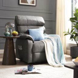 Home Detail Blair Electric Recliner Lift & Tilt Riser in Grey - thumbnail 1