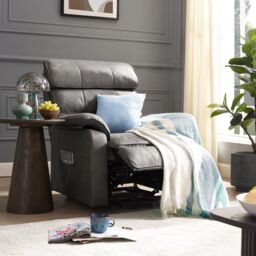 Home Detail Blair Electric Recliner Lift & Tilt Riser in Grey - thumbnail 2