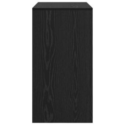 Berkfield Home Black Oak Writing Desk Black oak Engineered wood 80 x 40 x 76 cm - thumbnail 5