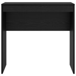 Berkfield Home Black Oak Writing Desk Black oak Engineered wood 80 x 40 x 76 cm - thumbnail 4