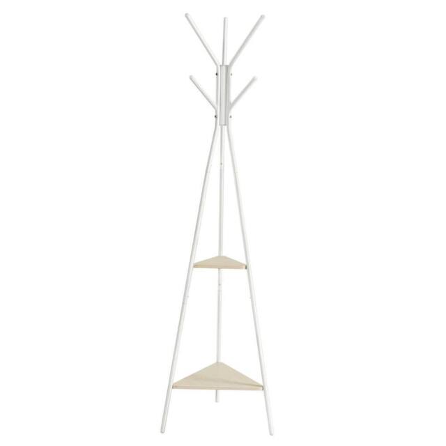 Kelvenix Beige Coat Tree, Hall Tree Free Standing in White - image 1