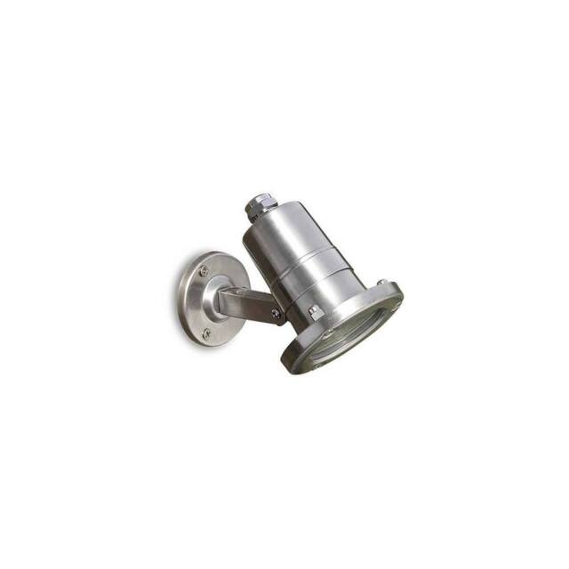 Netlighting Aqua Outdoor Single Spotlight Polished 1x Gu5.3 IP68 (1m) in Grey