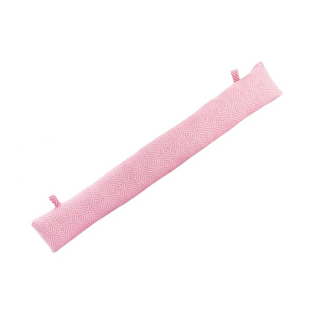 Nicola Spring Chevron Draught Excluder 80cm in Pink - image 1