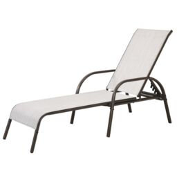 Gymax Folding Chaise Lounge Chair With 5 Adjustable Positions Outdoor in Grey - thumbnail 9