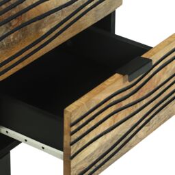 Berkfield Home Bedside Cabinets - 2 pcs, 40x33.5x46 cm, Solid Mango Wood & Engineered Wood in Brown - Size: 40x33.5x46 cm - thumbnail 8