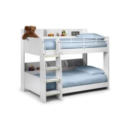 Ashfield Premium Modern White Bunk Bed - Size: Single - thumbnail 2