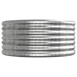 Berkfield Home Garden Raised Bed Powder-coated Steel 440x80x36 cm Silver - Size: 440 x 80 x 36 cm - thumbnail 4