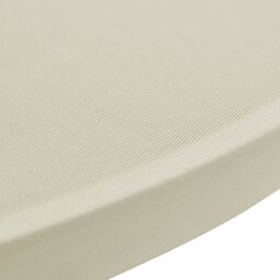 Berkfield Home Standing Table Cover √ò80 cm Cream Stretch 4 pcs - thumbnail 5