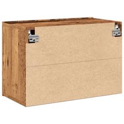 Berkfield Home TV Cabinet Wall-mounted Old Wood 60x30x41 cm in Brown - Size: 60 x 30 x 41 cm - thumbnail 8