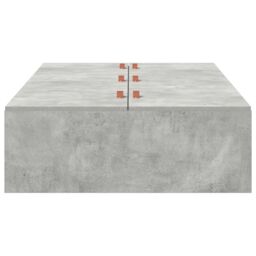 Berkfield Home Bed Frame Concrete grey Concrete Single Storage Bed Frame - thumbnail 6