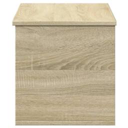 Berkfield Home Storage Box Sonoma Oak 90x35x35 cm Engineered Wood in Natural - Size: 90 x 35 x 35 cm - thumbnail 5