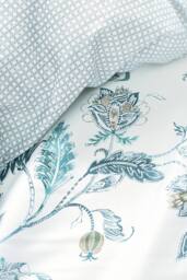 CHRISTY 'Bramley' Spring Floral Cotton Sateen Duvet Cover Set in Blue - Size: Double - thumbnail 3