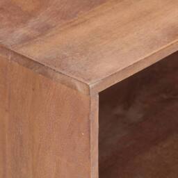 Berkfield Home Bedside Cabinet 40x30x50 cm Solid Mango Wood in Brown - Size: 40 x 30 x 50 cm - thumbnail 6