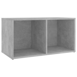 Berkfield Home 3 Piece TV Cabinet Set Concrete Grey Engineered Wood - thumbnail 4