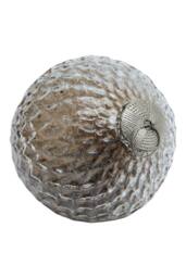 KDMD Coffee Ombre Glass Bauble - Elegant Holiday Ornament Collection in White - thumbnail 2