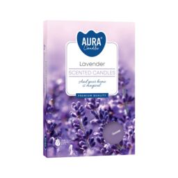 KDMD Set of 6 Scented Tealights - Lavender in Purple - thumbnail 1