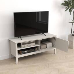 Melody Maison Large Taupe Wooden Tv Cabinet - Hales Taupe Range in Beige - thumbnail 6