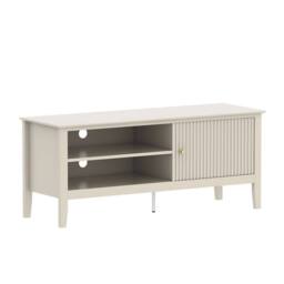 Melody Maison Large Taupe Wooden Tv Cabinet - Hales Taupe Range in Beige - thumbnail 1