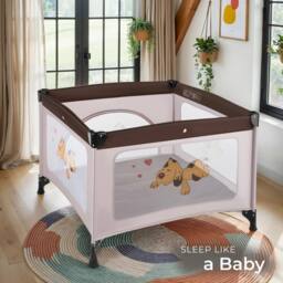 tectake Playpen Tommy Junior in Brown - Size: Large - thumbnail 7