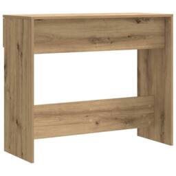 Berkfield Home Console Table Artisan Oak 90x36x75 cm Engineered Wood in Brown - Size: 90 x 36 x 75 cm - thumbnail 7