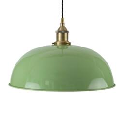 SE Home Mint Green Worcester Pendant Light - Antique Brass - Black Twisted - thumbnail 1
