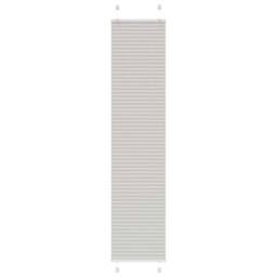 Berkfield Home Pleated Blind Light Grey 40x200 cm Fabric Width 39.4 cm Polyester - thumbnail 2