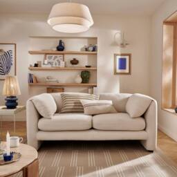 The Great Sofa Company Mabel 2-Seater Boucle Sofa in Cream - Size: 2 Seater - thumbnail 1