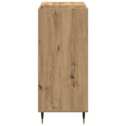 Berkfield Home Record Cabinet Old Wood 84, 5x38x89 cm Engineered Wood in Brown - Size: 5 x 38 x 89 cm - thumbnail 7