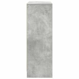 Berkfield Home Sideboard with Drawers & Doors Concrete Grey 73x31x90 cm - Size: 73 x 31 x 90 cm - thumbnail 7
