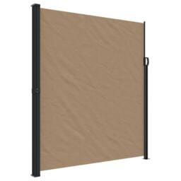 Berkfield Home Retractable Side Awning Taupe 220x300 cm - thumbnail 2