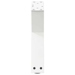 Berkfield Home Coffee Table Legs 2 pcs White 40x(30-31.3) cm Steel - thumbnail 6