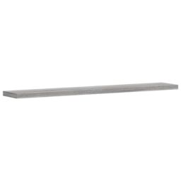 Berkfield Home Wall Shelves 4 pcs Grey Sonoma 60x10x1.5 cm Engineered Wood - thumbnail 4
