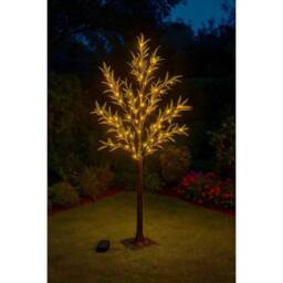 Kelvenix 4 Ft 150 LED Solar Powered Olive Tree in Green - Size: 0.6m2 - thumbnail 3
