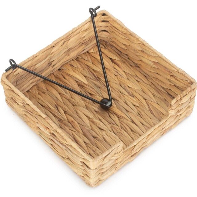 Red Hamper Water Hyacinth Napkin Holder in Brown - image 1