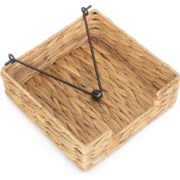 Red Hamper Water Hyacinth Napkin Holder in Brown - thumbnail 1