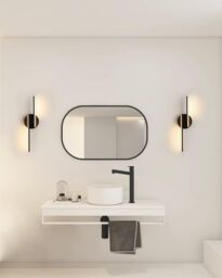 COMELY Indoor Wall Lights, 16W LED Wall Lights Parallel Design, 3000K, Black - thumbnail 3
