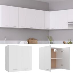 Berkfield Home Hanging Cabinet White 60x31x60 cm Engineered Wood - Size: 60 x 31 x 60 cm - thumbnail 2