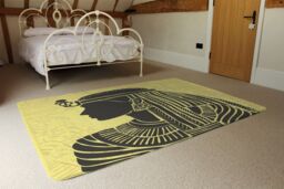 Benjamin Tate Design Egyptian Women On Yellow Rug in Natural - Size: Large - thumbnail 3