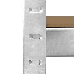 Monstershop 3 x E-Rax Galvanised Racking in Silver - thumbnail 7