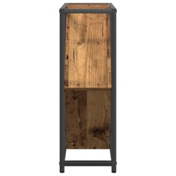 Berkfield Home Wine Rack Old Wood 51x18x52, 5 cm Engineered Wood in Brown - thumbnail 7
