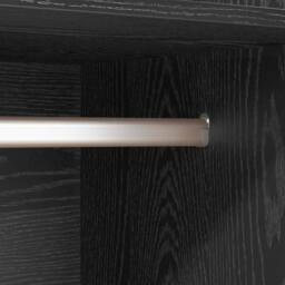 Berkfield Home Wardrobe with Shelf Black oak 50 x 50 x 200 cm Engineered wood - thumbnail 8