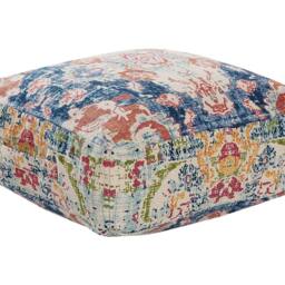 Wyld and Coco Floor Cushion Multicolour Cotton 50 x 50 cm Abstract Pattern - thumbnail 2