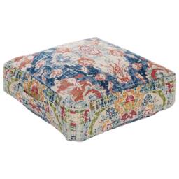 Wyld and Coco Floor Cushion Multicolour Cotton 50 x 50 cm Abstract Pattern - thumbnail 5