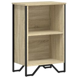 Berkfield Home Bookcase Sonoma Oak 50x31x74.5 cm Engineered Wood in Brown - thumbnail 2